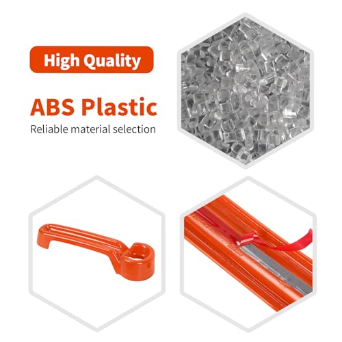JOSHELA for Jeep JK Door Handle Cover Trim Orange for Jeep Wrangler JK 2DR 2007-2017 Orange Exterior Accessories 3pcs - Image 3