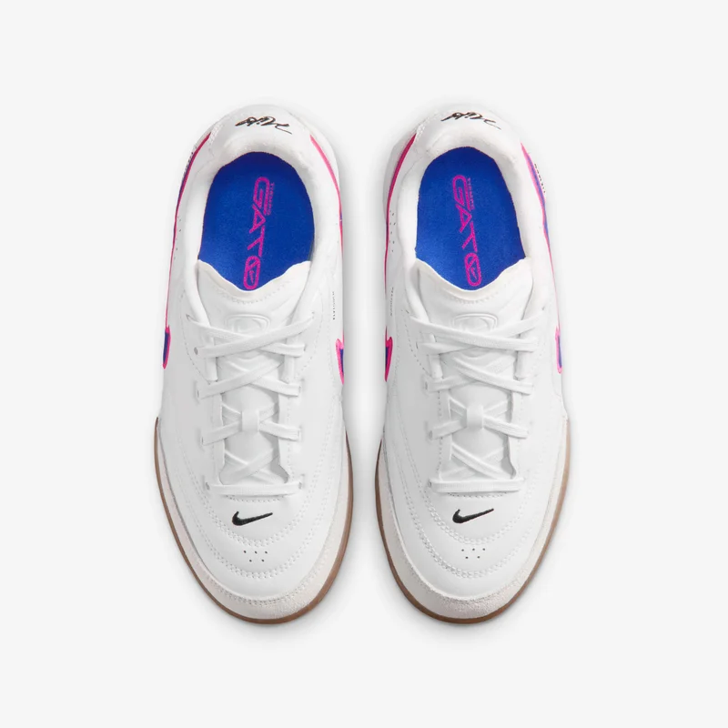 Nike White Kids' Tiempo Streetgato Football Shoes  | Best Price UAE