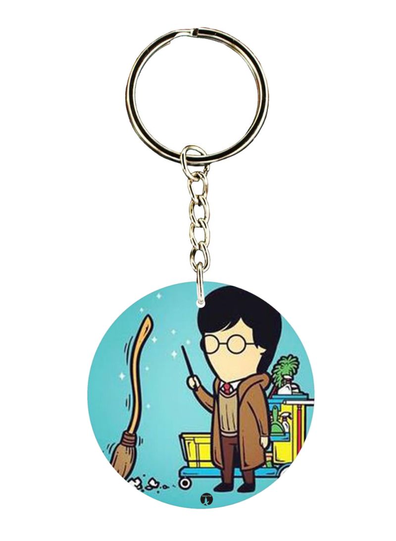 RKN مفتاح مزدوج الجوانب مطبوع هاري بوتر