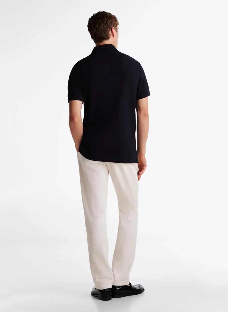 TOMMY HILFIGER Logo Print Polo Shirt
