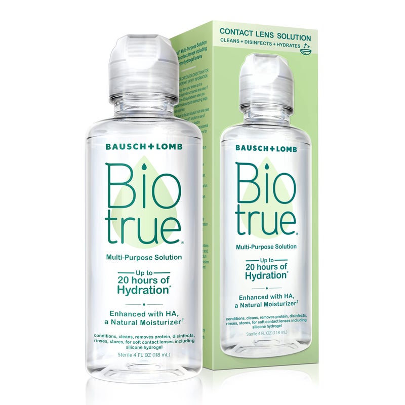 Biotrue Biotrue Contact Lens Solution, Multi-Purpose Solution for Soft Contact Lenses, 4 FL OZ  - Image 1