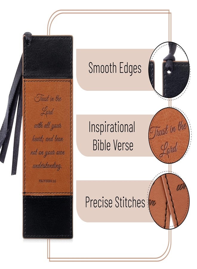 Mr. Pen- Christian Bookmarks, 2 Pack, Faux Leather Bookmark, Bible Bookmarks, Religious Bookmarks, Bible Verse Bookmark, Leather Book Mark, Religious Book Mark, Bible Bookmark - Image 3