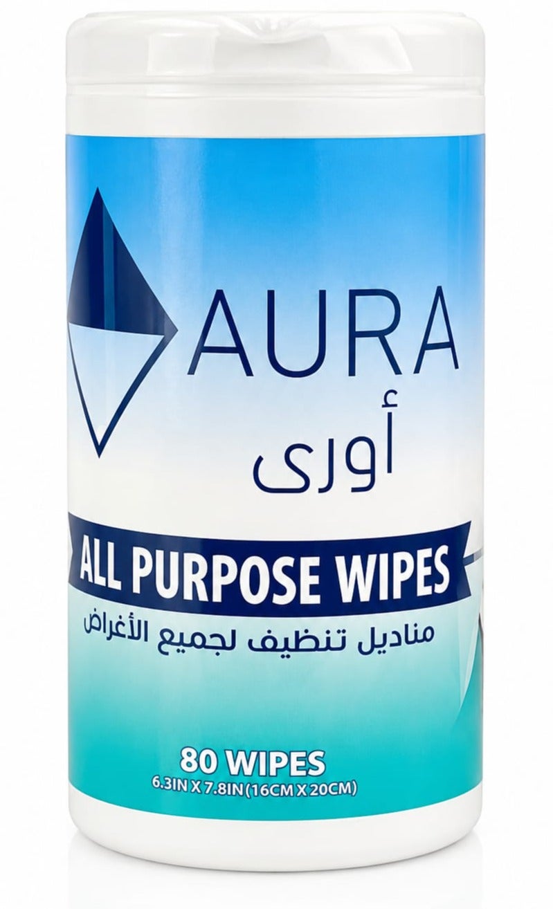 All Purpose Wipes, 80 Wipes