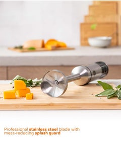 DSP Hand Blender,4 in 1 Immersion Blender ,800W Hand Mixer Stick, BPA-Free Handheld Blender 304 Stainless, Mixing Beaker, Chopper, Whisk, Ideal for Soup, Smoothies, Baby Food, Sauce,KM1152,Black  - Image 4