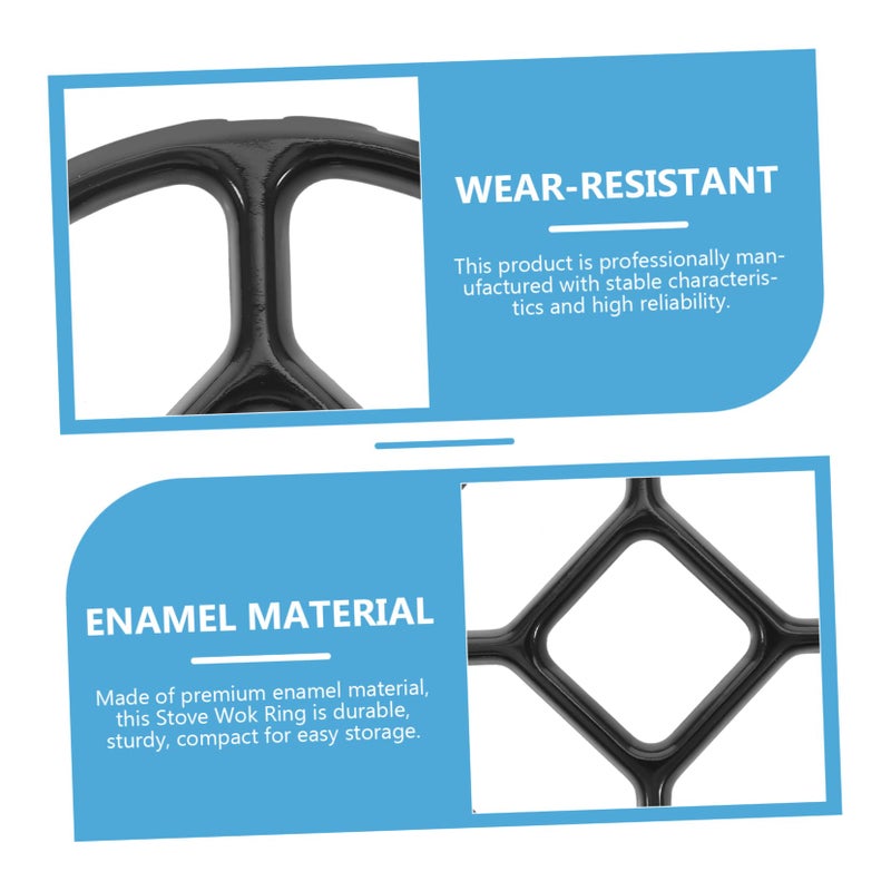 2Pcs High Temperature Resistant Enamel Metal Stove Rack For Small Pots Kitchen Accessory - Image 5