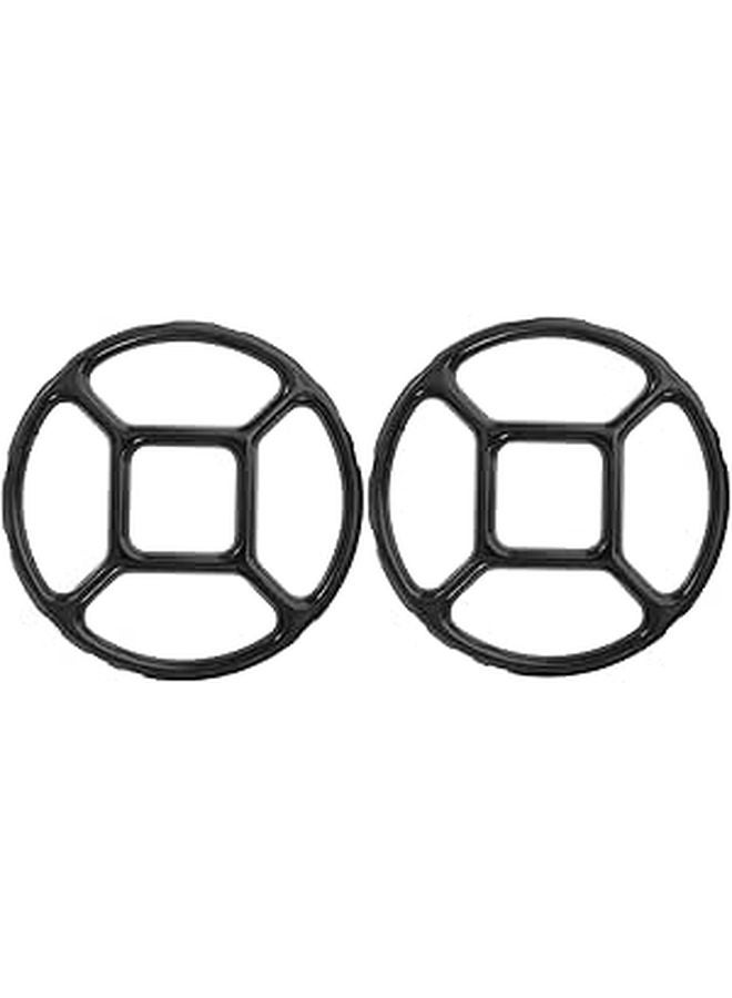2Pcs High Temperature Resistant Enamel Metal Stove Rack For Small Pots Kitchen Accessory - Image 1