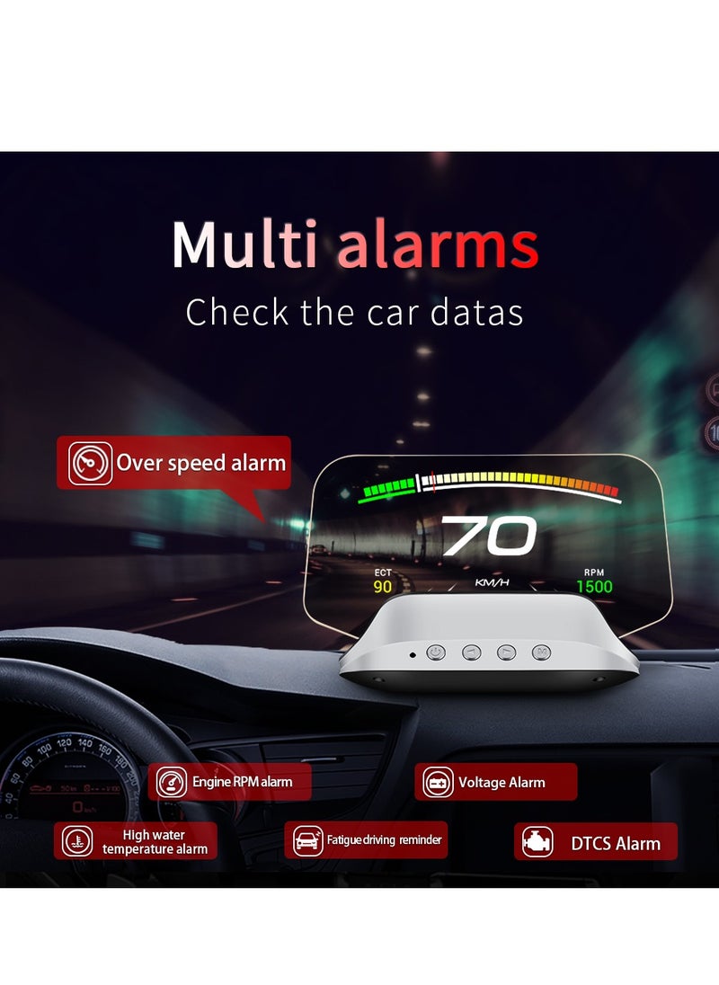 جولف لينك - GULFLINK Head Up Display (HUD) عداد سرعة السيارة C3 - Image 1
