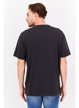 Wrangler Men Crew Neck Neck Short Sleeve Graphic T Shirt, Black Combo  - Image 3