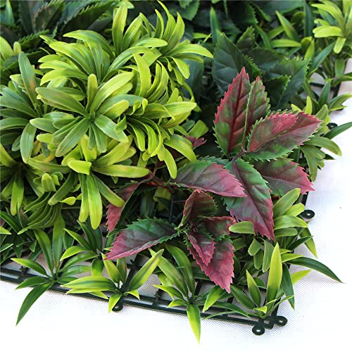U LAND ULAND 40"x40" Artificial Greenery Hedegs Wall, Vertical & Wall Planters Faux Ivy Leaves Backdrop, Verticial Garden Privacy Fence Screen, - Image 5
