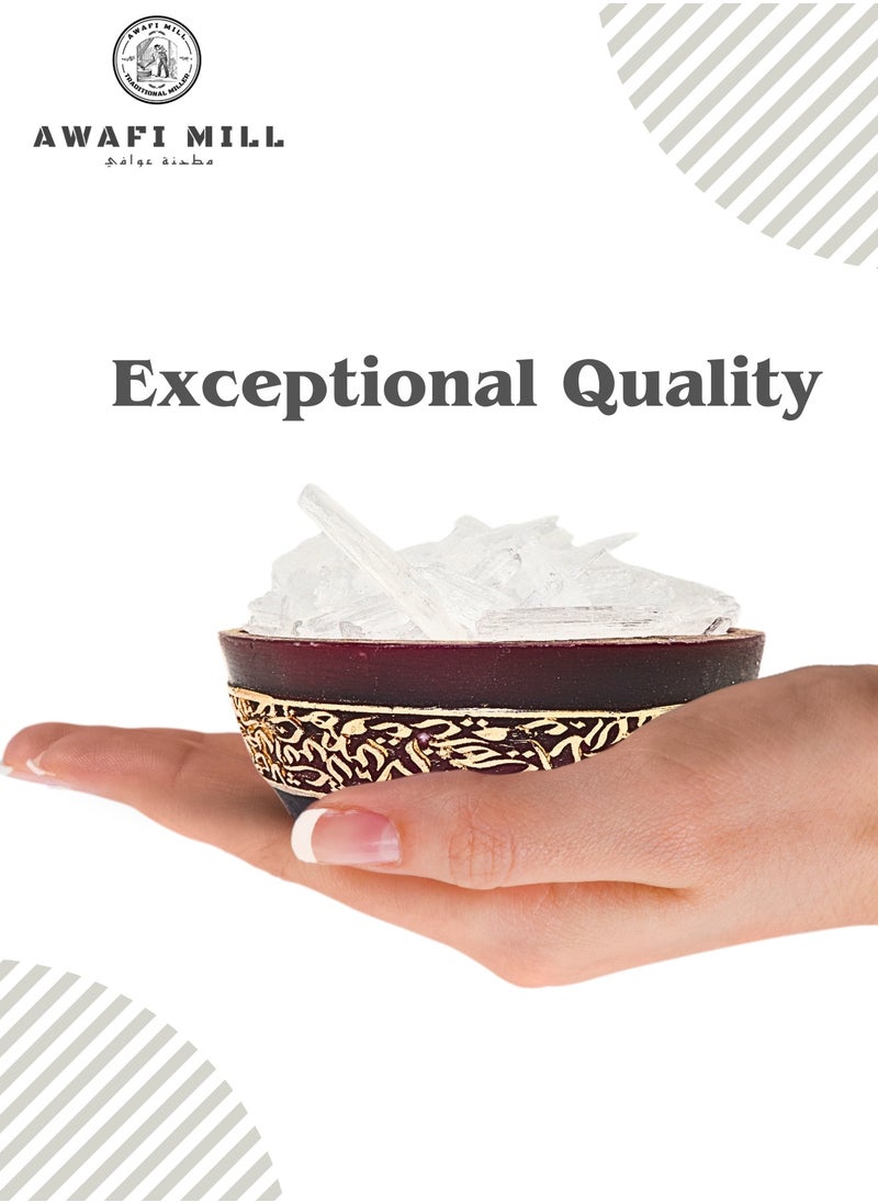 Awafi Mill Natural Menthol cristal Extracted Cooling Refreshing Pudina ki Phool Satva  - Image 5