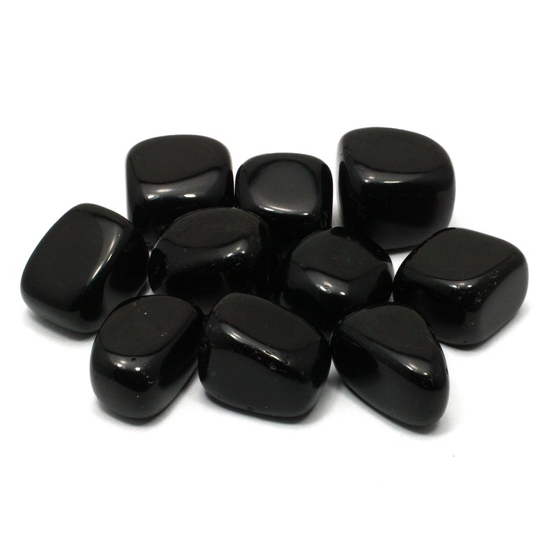 Black Obsidian Tumble Stone 2025mm
