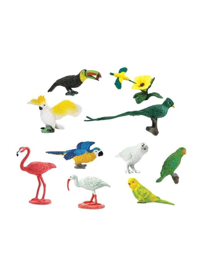 NIBEMINENT 11 Piece Birds Toob Toy Set 680404 - Image 1