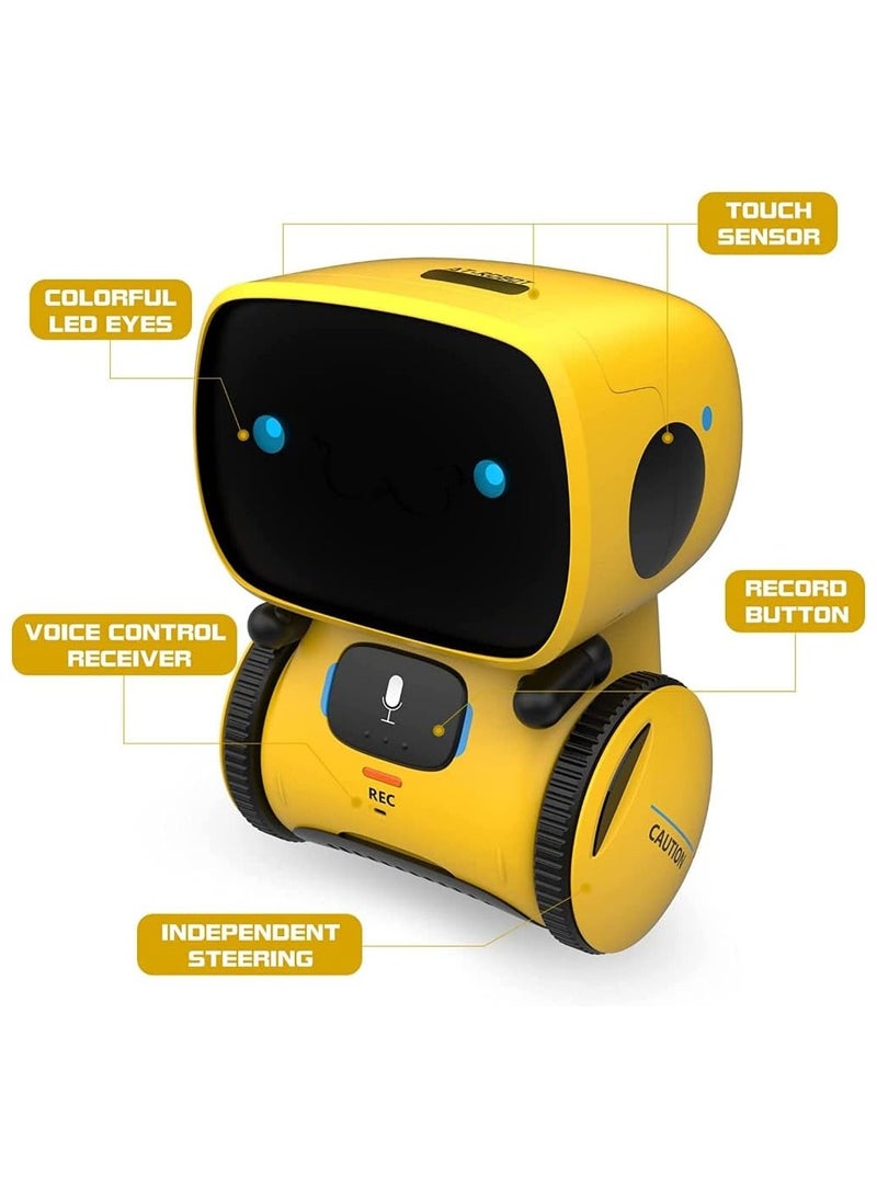 vesus Kids Robot Toy, Smart Talking Robots Intelligent Partner and Teacher with Voice Control and Touch Sensor, Singing, Dancing, Repeating, Gift for Boys and Girls of Age 3 and Up - Image 3