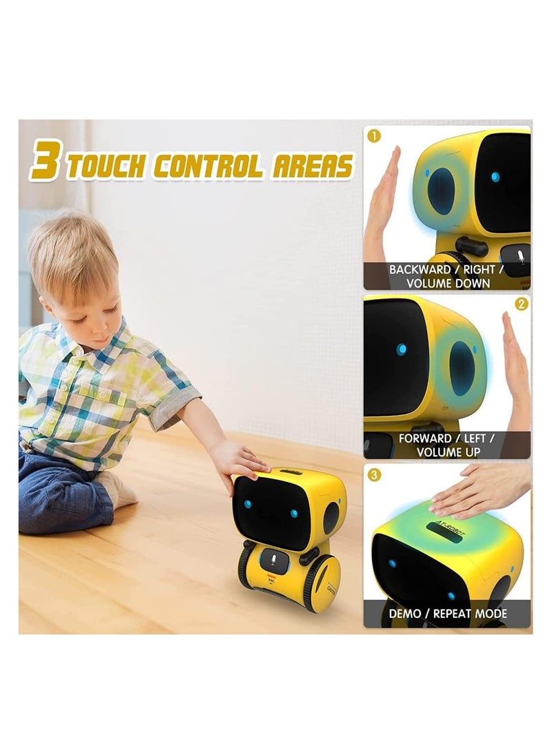 vesus Kids Robot Toy, Smart Talking Robots Intelligent Partner and Teacher with Voice Control and Touch Sensor, Singing, Dancing, Repeating, Gift for Boys and Girls of Age 3 and Up - Image 4