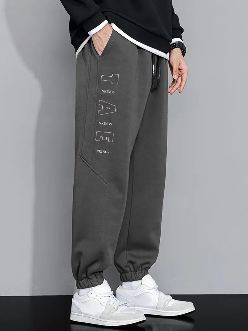 Lymio Track Pant for Men || Full Elastic Regular Fit Jogger Track Pant (TP-27-Grey-S) - Image 4
