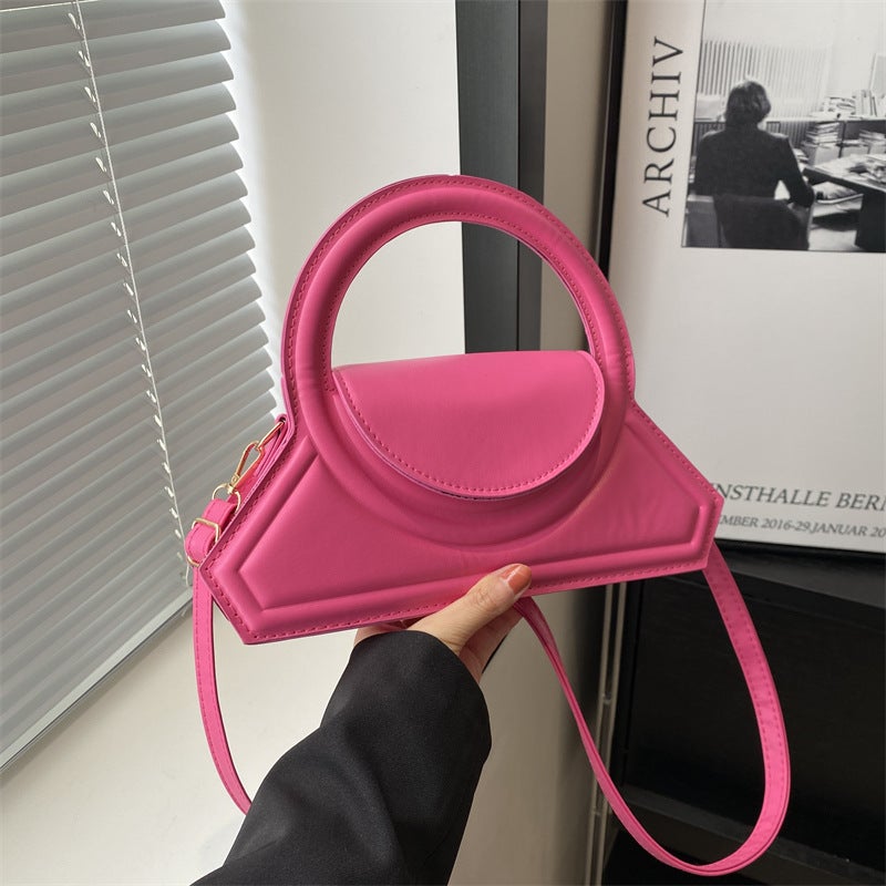 Niche Design Handbag 2024 Early Spring New Fashion Trendy Simple Solid Color Shoulder Messenger Handbag Women'S Bag Fashion - Image 2