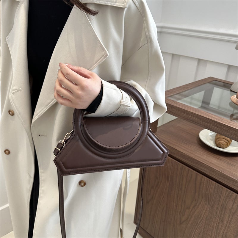 Niche Design Handbag 2024 Early Spring New Fashion Trendy Simple Solid Color Shoulder Messenger Handbag Women'S Bag Fashion - Image 5