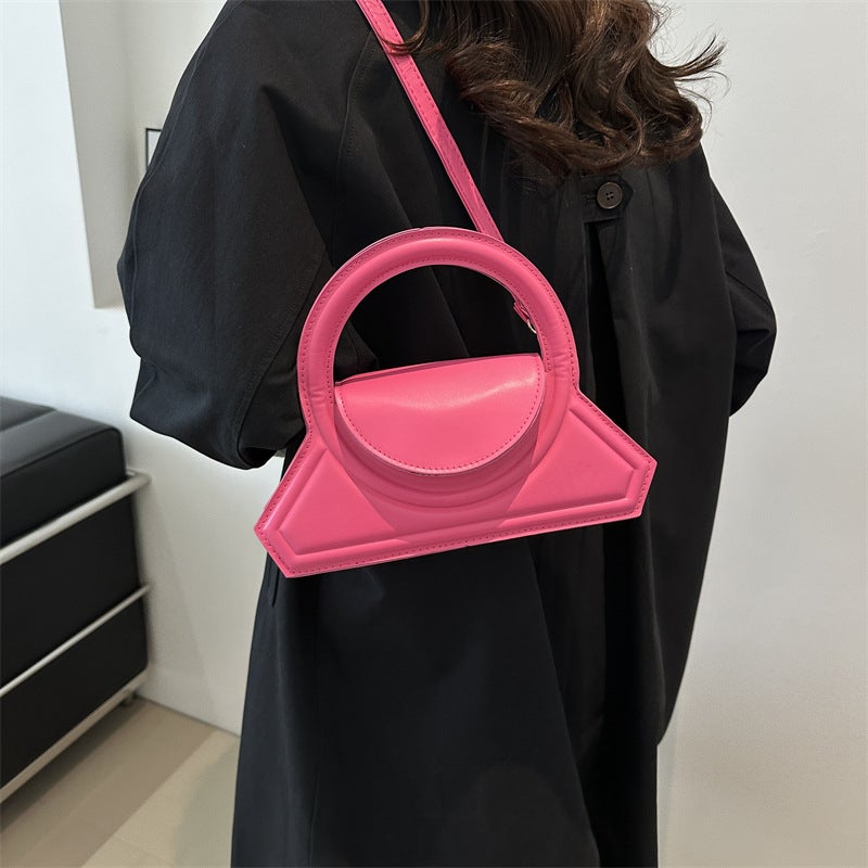 Niche Design Handbag 2024 Early Spring New Fashion Trendy Simple Solid Color Shoulder Messenger Handbag Women'S Bag Fashion - Image 4