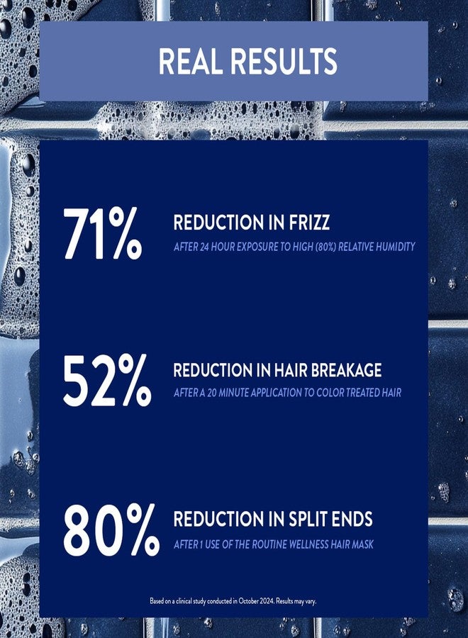 روتين  والنص قناع ترطيب عميق للشعر الجاف والتالف من روتين ويلنس - علاج مرطب ومُرمِّم - يُعزز كثافة الشعر - خلاصة ثمر الورد 8 أونصة - Image 3