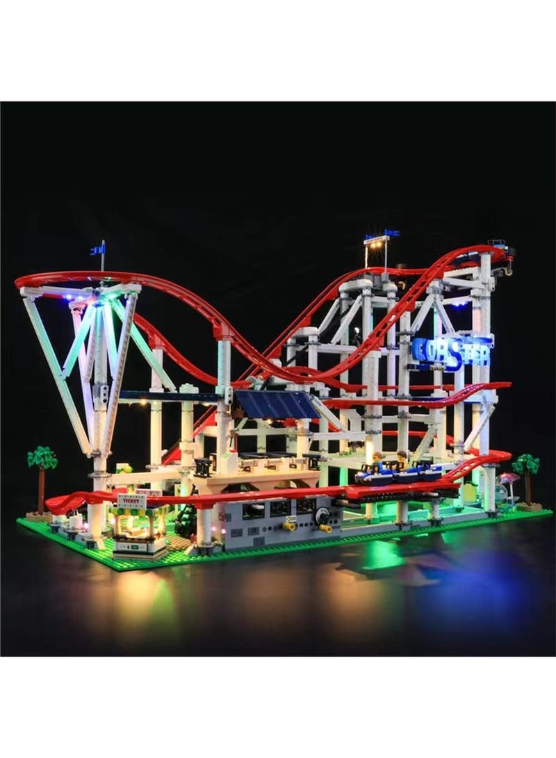 LED Light Kit Compatible with Lego Roller Coaster - Lighting Set for Creator 10261 Building Model (Model Set Not Included) - Image 2