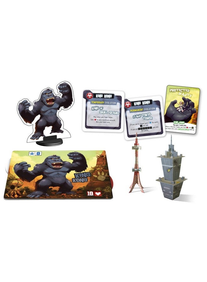 IELLO: Monster Pack King Kong Expansion, Strategy Board Game, Introduces King Kong Into The Roster, 2 to 6 Players, 30 Minute Play Time, Ages 8 and Up - Image 2
