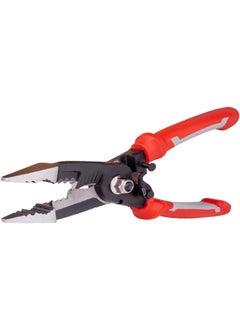 UPTODATETOOLS UPTODATETOOLS 6in1 Wire Stripper Tool Cable cutters 8Multifunctional needle nose pliers for Electric Cable Stripping Cutting and Crimping  - Image 1
