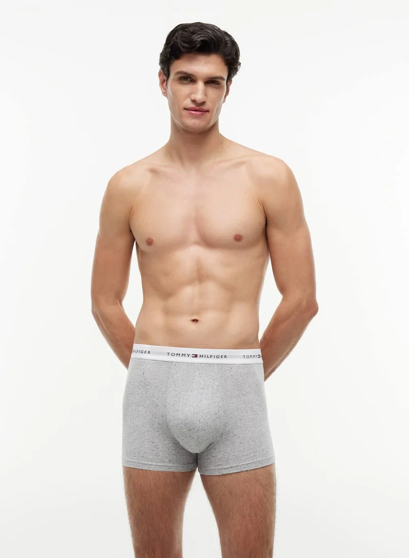 TOMMY HILFIGER 3-Pack Signature Repeat Logo Waistband Trunks
