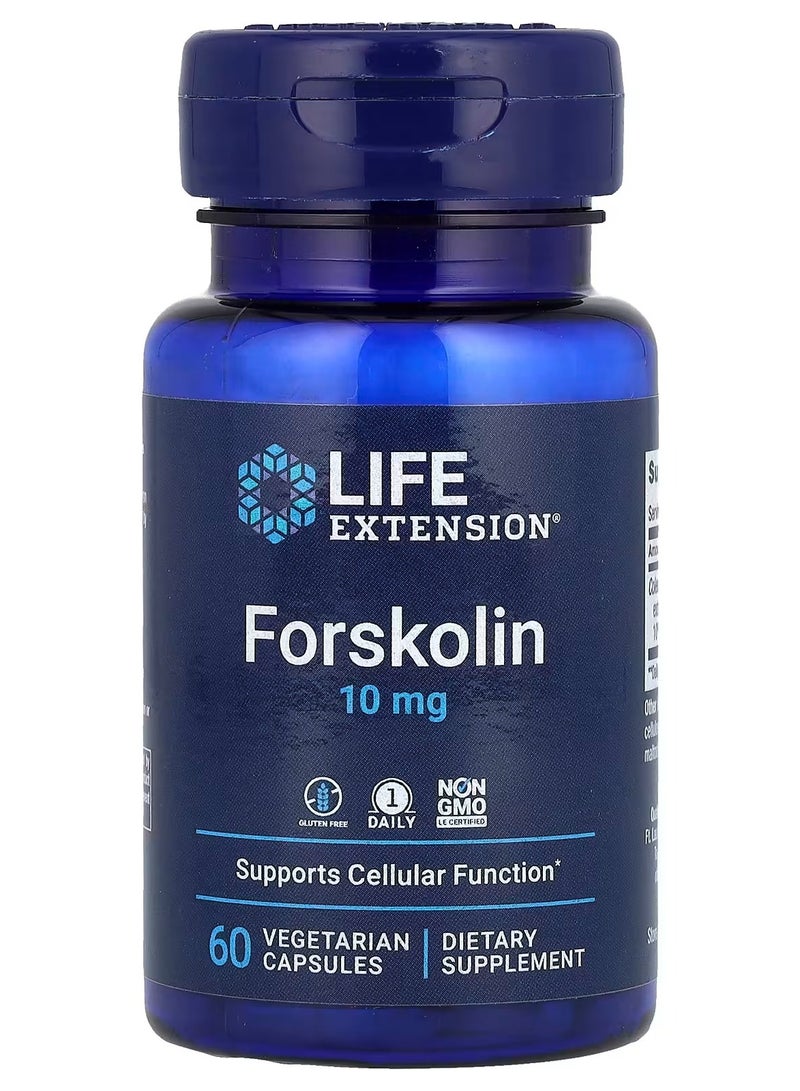 لايف إكستنشن Life Extension، فورسكولين، 10 ملغ، 60 كبسولة نباتية - Image 1