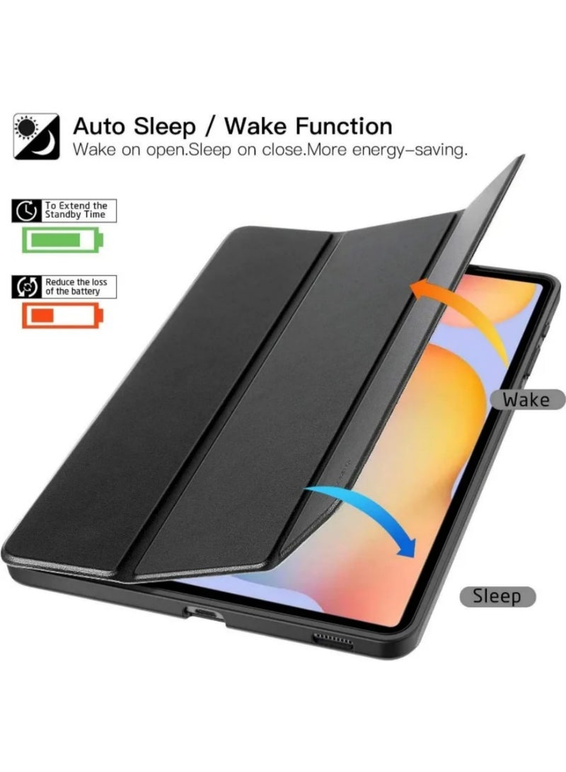 1pcs For Samsung Galaxy Tab S11 Ultra 14.6inch 2025 TPU Smart Magnetic Case Funda For Galaxy Tab SM-X930 SM-X936 Soft Tablet Cover Auto Wake/Sleep black - Image 4