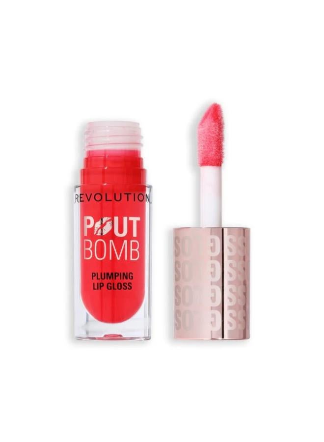 REVOLUTION Pout Bomb Plumping Lip Gloss - Image 1