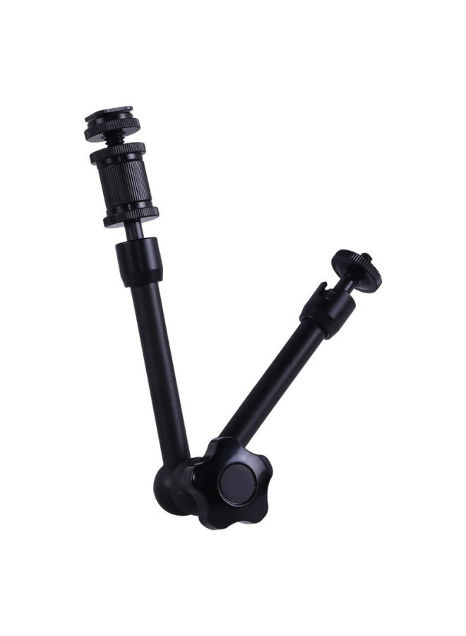 Generic Double Ball Head Universal Bracket SLR Camera Monitor Magic Handle Strange Hand Hot Boot Bracket Pea Clip Strange Hand-Color:11inch Magic Hand - Image 1