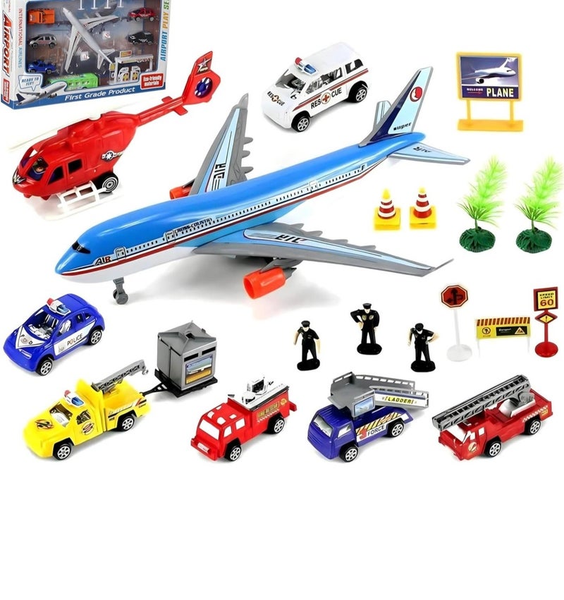 قبو سحري Airport Play Set, Airport Assembled Toy, Early Learning Toys for Toddler Boys and Girls, Great Gift for Birthday - Image 1