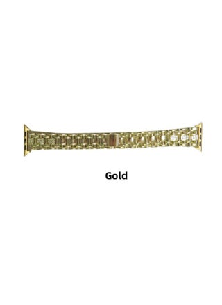 Applicable To IWatch8 Smart For Apple Watch S7 Strap For Apple Three Beads Diamond For Applewatch1-8 Generation Se-Color:Gold 49/45/44/42MM - pzsku/Z2B3F4ED28D7653082D61Z/45/1746221126/f8cfd988-c8b4-4da6-bd85-74c20520f672
