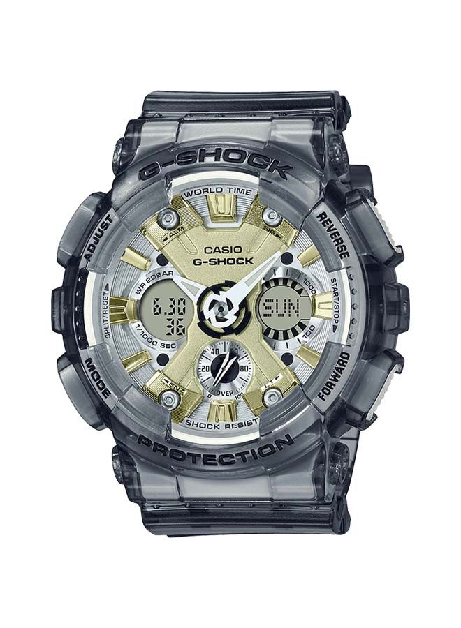 CASIO Digital Round Wrist Watch With Resin Strap GMA-S120GS-8ADR - Image 1