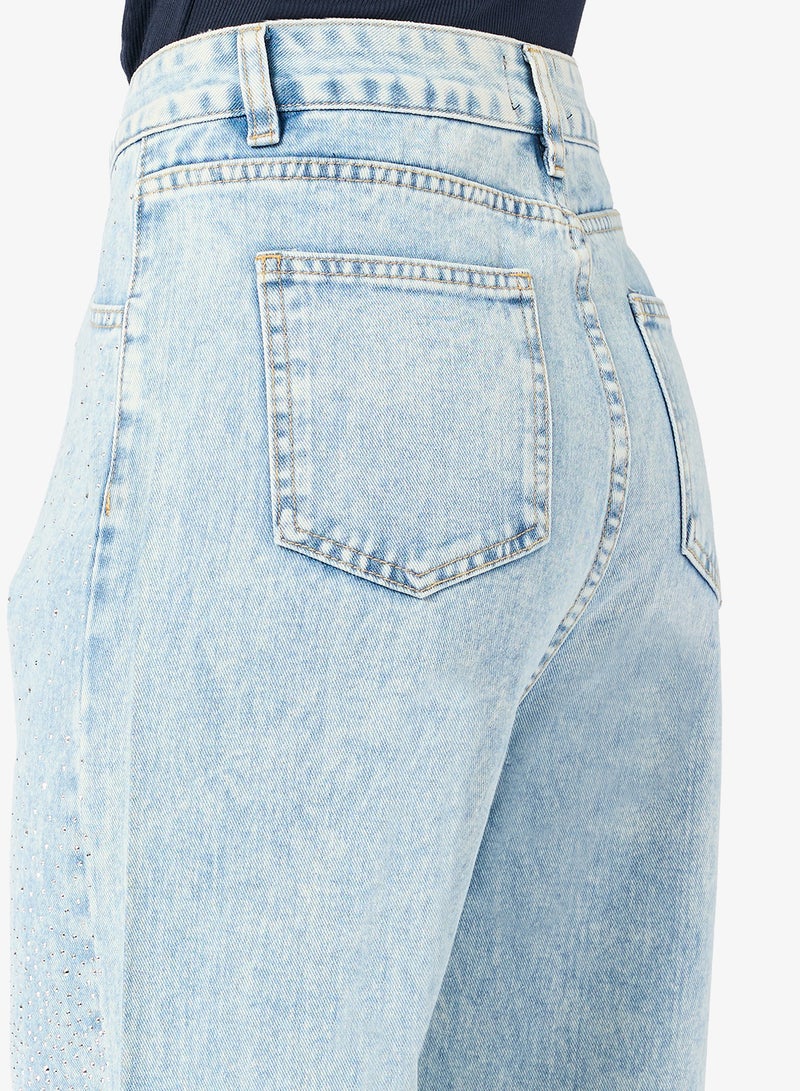 جينجر جينز مستقيم مزين بالكريستال - Image 5