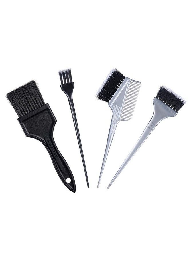 Perfehair Hair Dye Brush Set 4 Pack Hair Color Applicator Balayage Highlight Tint Brushes Comb Kitdifferent Size  - Image 1
