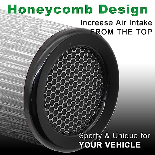 RIAYOOE 4 inch Cone Intake Filter for Engine Cold Air Inlet 76mm 89mm 101mm Performance Filters Universal for Racing Sport - Image 4