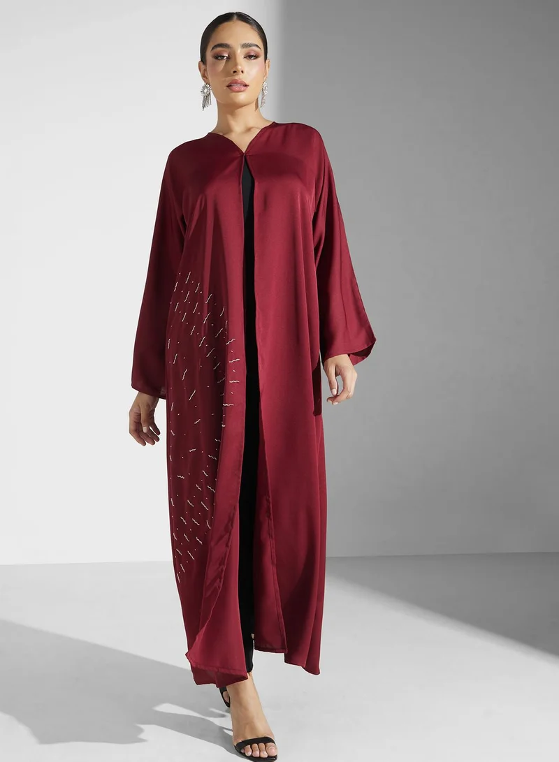 Khizana Embellished Detail Abaya