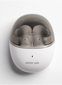 GREEN LION Athens  Earbuds Premium Sound with Multi-Function Touch / 12 Meters Transmission Distance / 4 Hours Music & Talk time / Hands-Free Calls / FTD Chipset / Bluetooth V5.3 - White  - Image 2