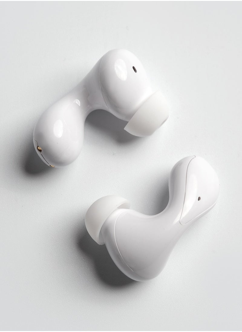 GREEN LION Athens  Earbuds Premium Sound with Multi-Function Touch / 12 Meters Transmission Distance / 4 Hours Music & Talk time / Hands-Free Calls / FTD Chipset / Bluetooth V5.3 - White  - Image 3