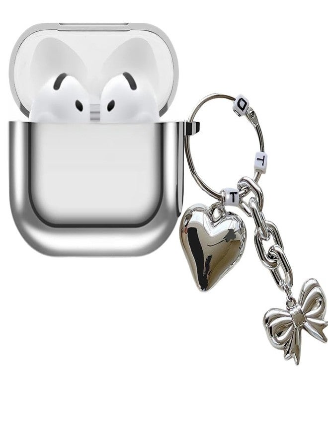Tomcrazy Electroplating TPU Case Compatible with AirPods 4 2024 Cases Shockproof Protective Cover (D) - Image 1