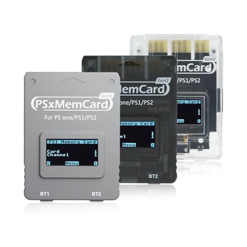 BITFUNX PSxMemCard Gen2 Memory Card - Supports Firmware Upgrade, Unlimited Storage and Sd2psXtd, Includes an 8GB MicroSD Card, High Speed Game Memory Card for PS2/PS1/PS One Console (White) - Image 5