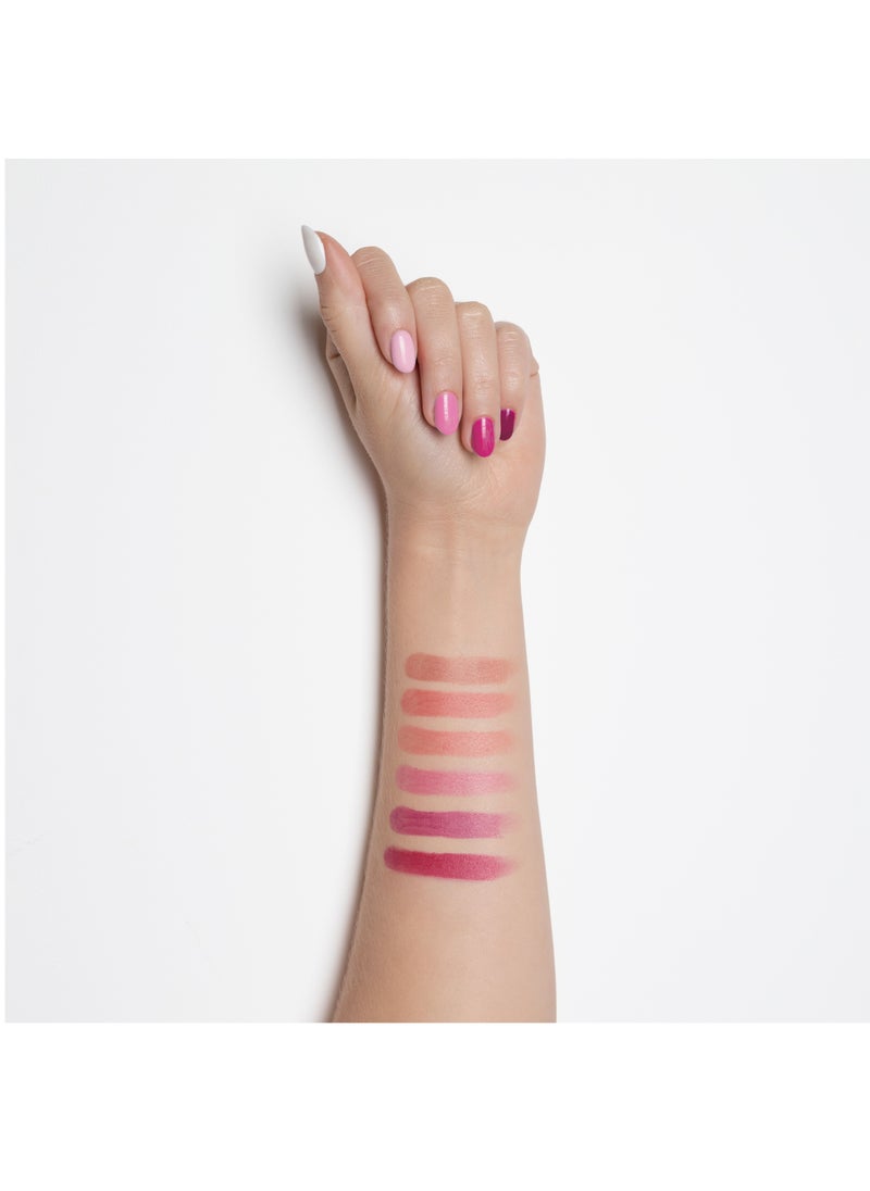 Paese - Nanorevit Satin Lipstick with shiny particles Visually fuller lips Moisturizing formula, 21 Soft Peach - Image 1