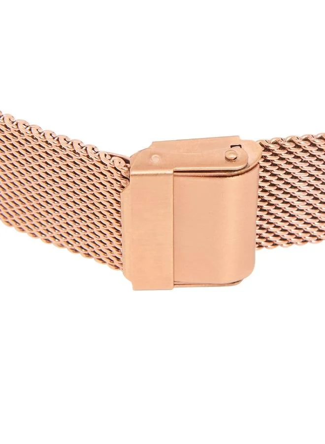 Chumbak TEAL by Chumbak Jungle Flowers Watch, Metal Mesh Strap