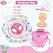 AMENON Baby Pool Float with Double Airbag Safety Seat for Toddler Infant 612 Months Inflatable Infant Pool Float for Swim Training Bathtub Water Play - Image 3