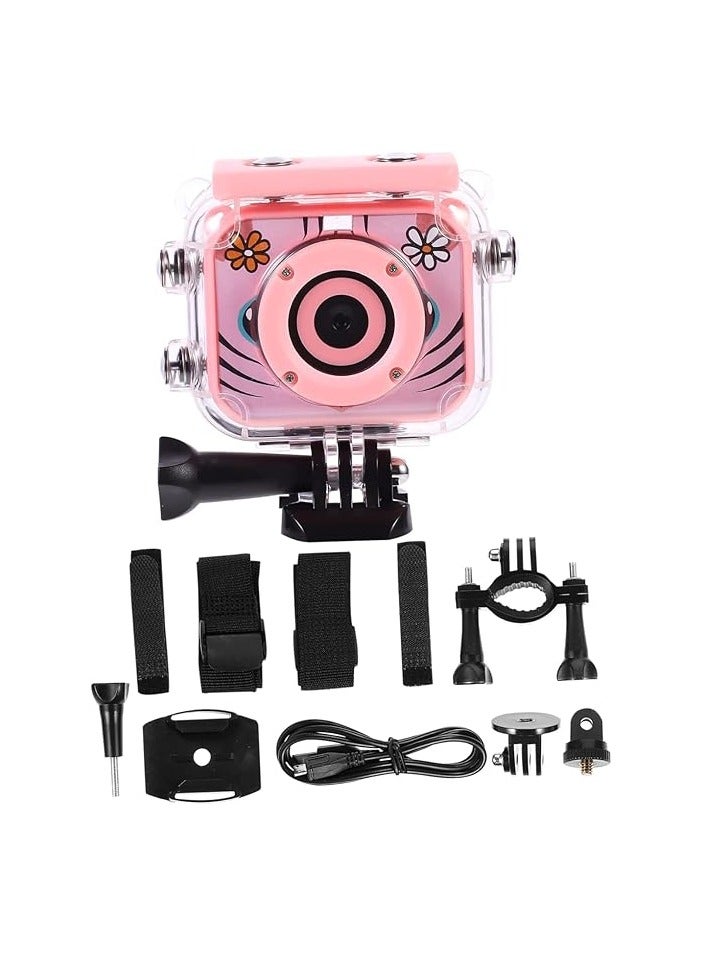 PRINTSHOP4ME Waterproof Digital Camera For Kids With 32 GB Storage Card-HD Video Camera Recorder For Girls And Boys-Durable And Easy-To-Use Underwater Camera For Toddlers - Image 1