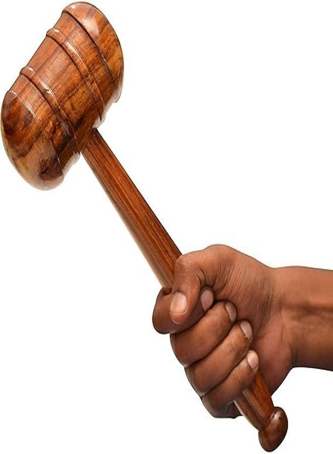 Grès GRS Cricket Bat Double Sided Wooden Mallet Hammer with Gripper for Perfect Knocking to Improve Cricket Bat | Wooden Mallet Hammer and Handle Gripper Combo - Image 2