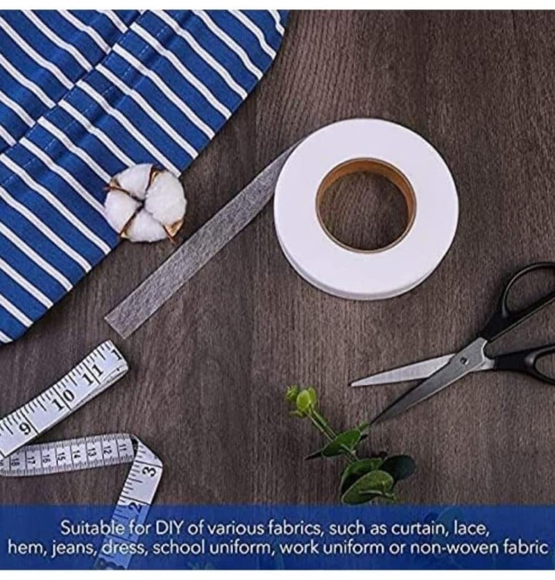 Lai Lai 1 PCs DoubleSided Fusing Tape Rivil Civil Tape Fabric Fusible Interfacing Tape or Ironon Hemming Tape Length 100 Yards Rivil Civil02 Tailoring Accessories - Image 2