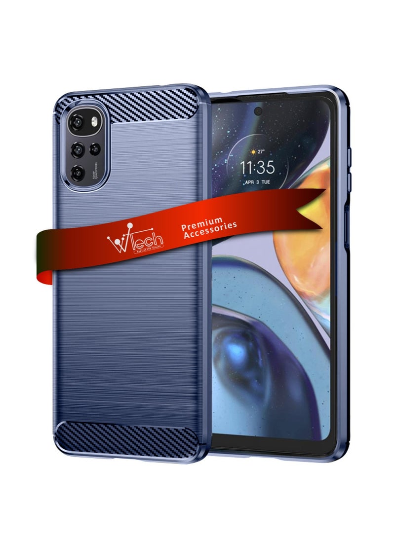 Wtech Soft Silicone Brushed Texture Protective Case Cover For Lenovo K15+ / Lenovo K15 Plus 4G 2022 Navy Blue - Image 1