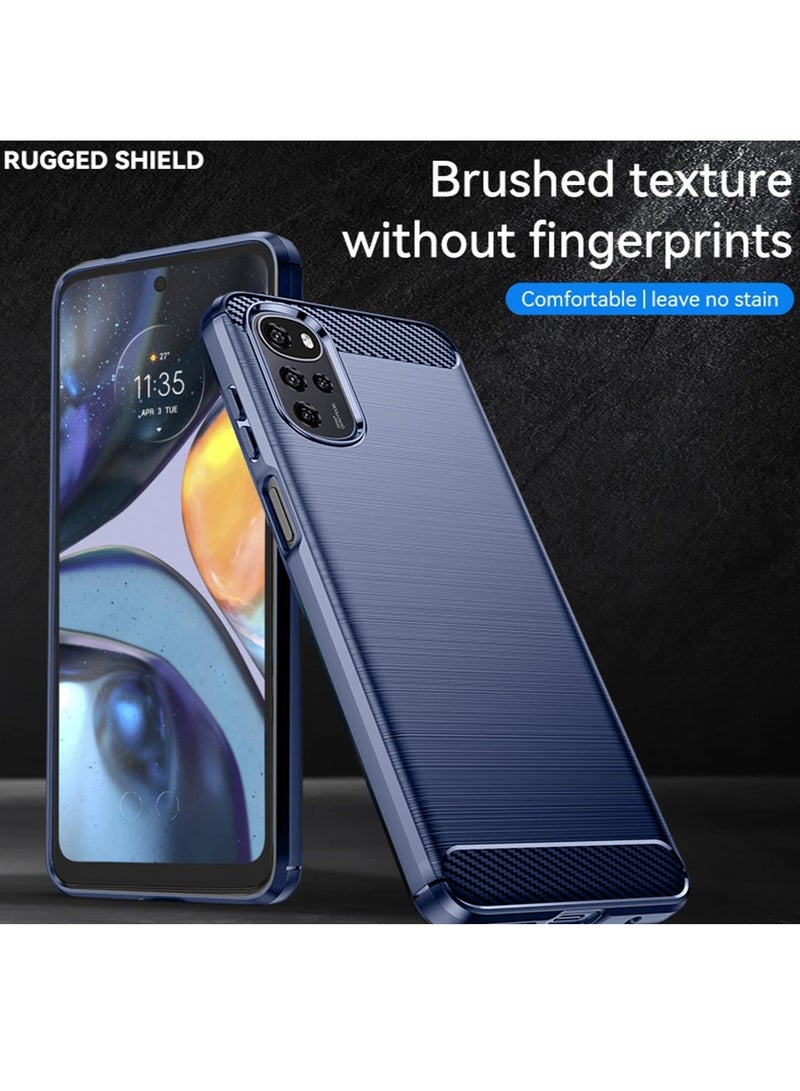 Wtech Soft Silicone Brushed Texture Protective Case Cover For Lenovo K15+ / Lenovo K15 Plus 4G 2022 Navy Blue - Image 2